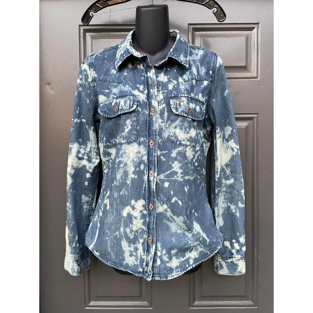 QuickSilver Custom Dyed Long Sleeve Denim | Sz. S/M